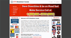 Desktop Screenshot of nttsbreakdowncanada.com